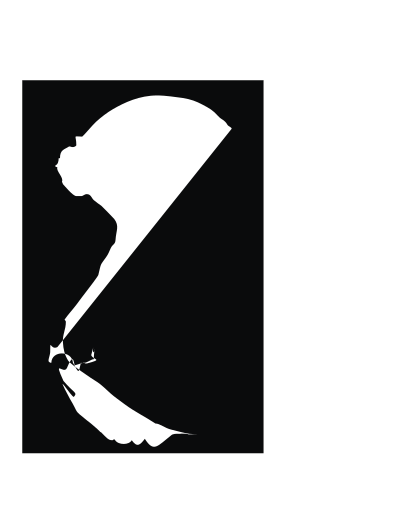 Charlotte Brontë bust silhouette clipart