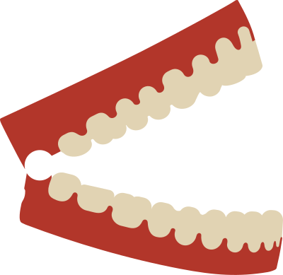Chattering teeth clipart