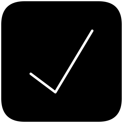 Check button clipart