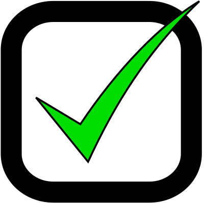 Checkbox checked clipart