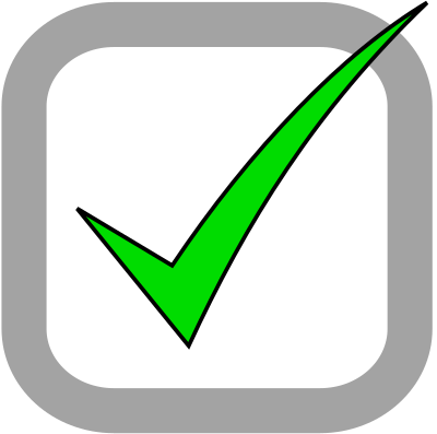 Checkbox checked disabled clipart