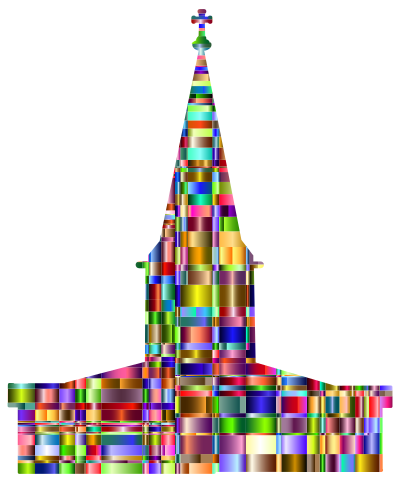 Checkered Chromatic Church clipart