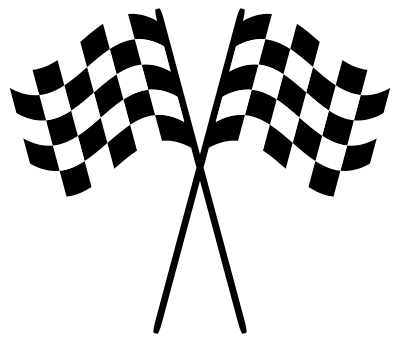 Checkered Racing Flags clipart
