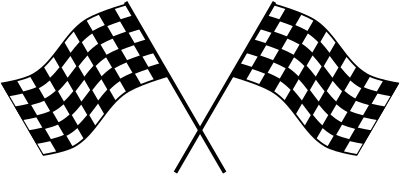 Checkered Racing Flags clipart