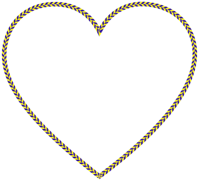 Checkered Racing Heart clipart
