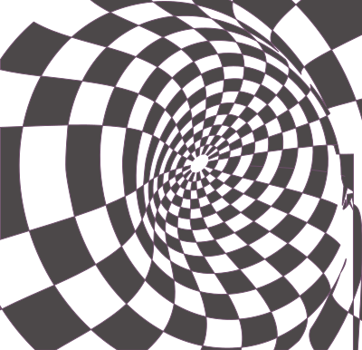 Checkered Rainbow Swirl clipart