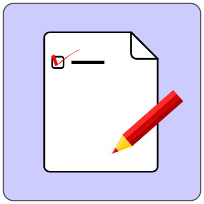 Checklist icon clipart