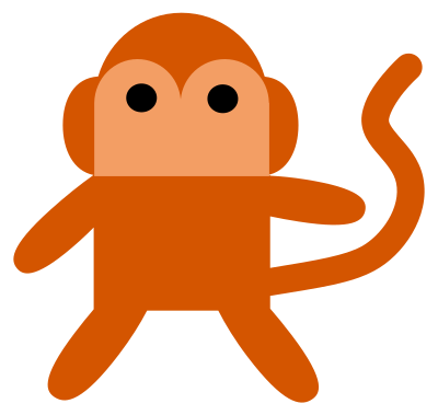 Cheeky Monkey clipart