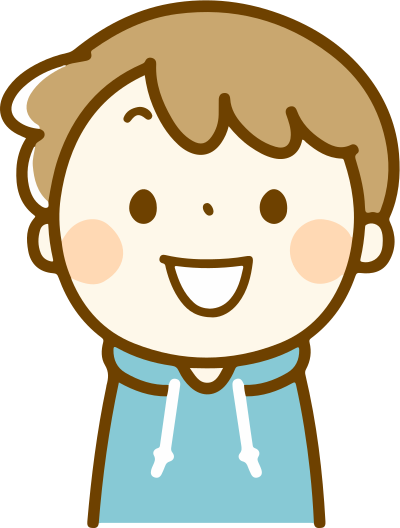 Cheerful boy clipart