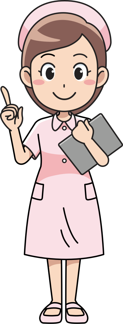 Cheerful Nurse (#5b) clipart