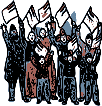 Cheering Crowd clipart