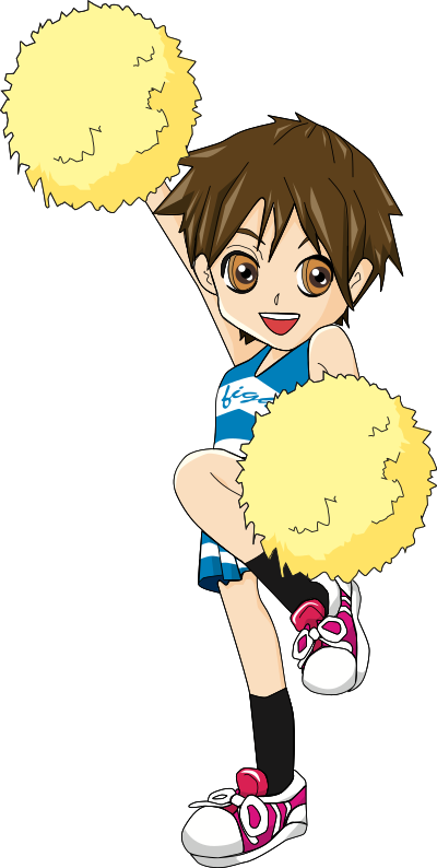 Cheerleader (#4) clipart