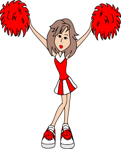 Cheerleader (#6) clipart