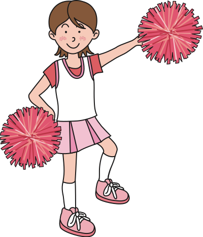 Cheerleader (#8) clipart