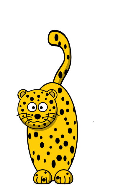 Cheetah clipart