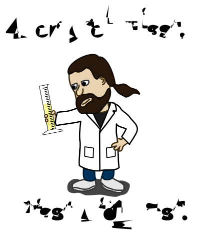 Chemie-Promo - Er misst Mist clipart