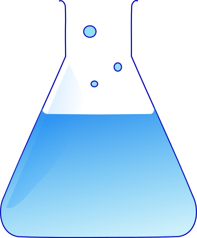 Chemistry flask clipart