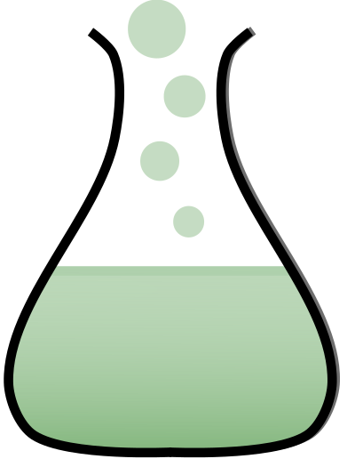 Chemistry flask clipart