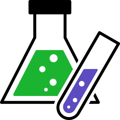 Chemistry Ideogram - Colour clipart