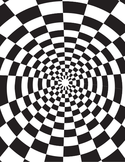 Chequered black and white pattern clipart