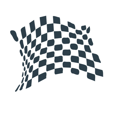 Chequered flag abstract icon clipart