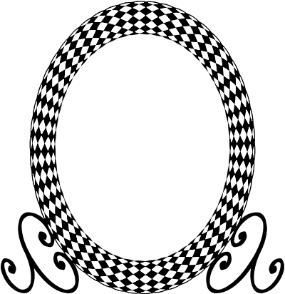 Chequered frame clipart