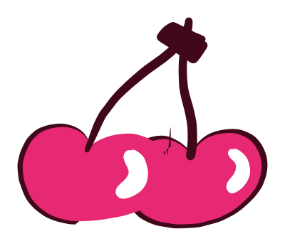 Cherries Doodle clipart