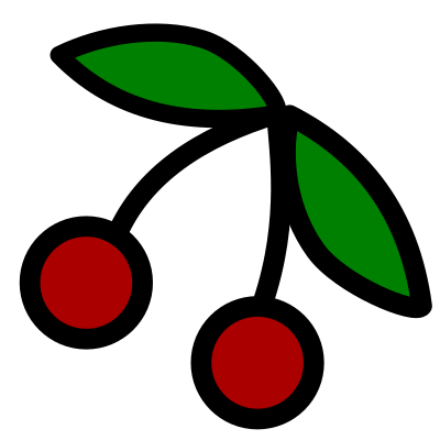 Cherries icon clipart