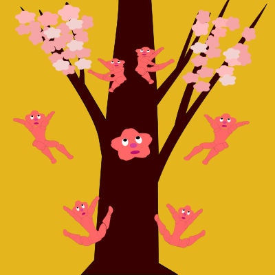 Cherry blossom-manga-remix clipart