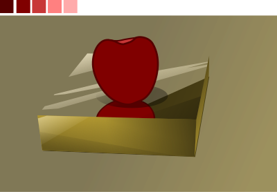 Cherry On a Stand clipart