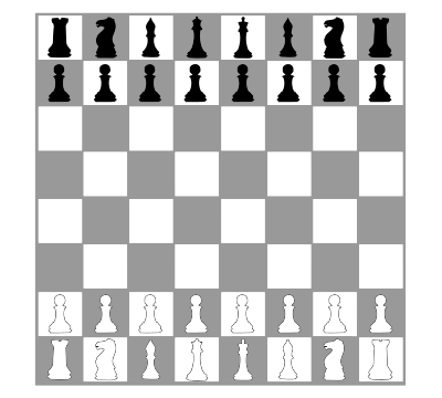 Chess Board And Pieces clipart