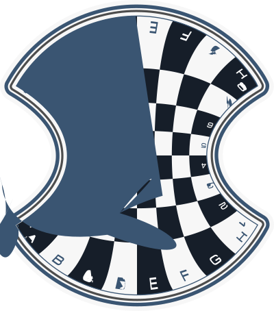 Chess Board Curved - Conceptual Design clipart