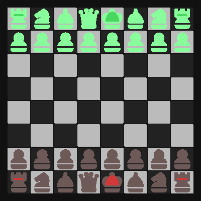 Chess Game Set witch FlyorDream Style Chess Pieces - Black board clipart