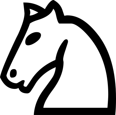 Chess horse clipart