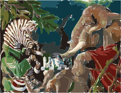 Chess Match clipart