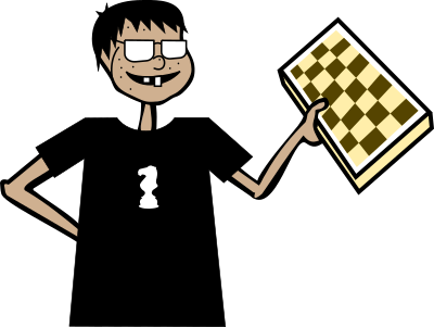 Chess-nerd clipart