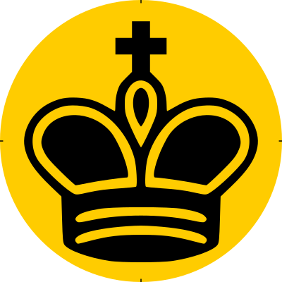 Chess Piece Symbol – Black King – Rey Negro clipart