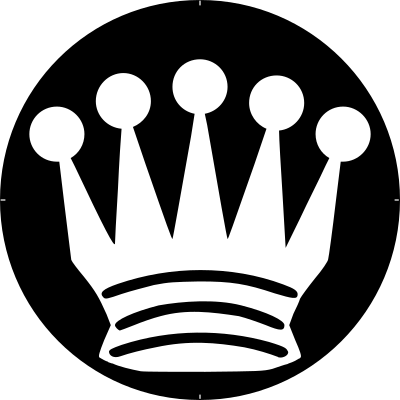 Chess Piece Symbol – White Queen – Dama Blanca clipart