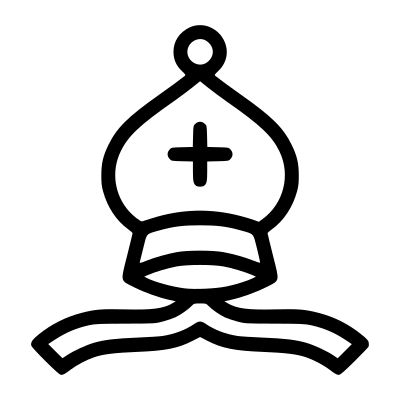 Chess tile - Bishop 1 clipart