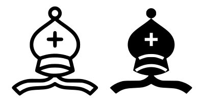 Chess tile - Bishop clipart