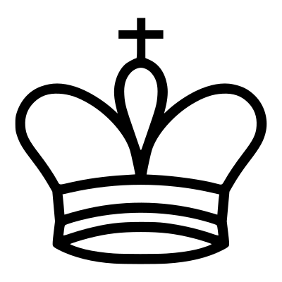 Chess tile - King 3 clipart
