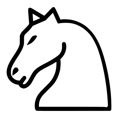 Chess tile - Knight 2 clipart