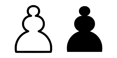 Chess tile - Pawn clipart