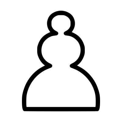 Chess tile - Pawn 3 clipart