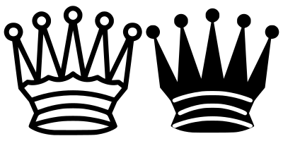 Chess tile - Queen clipart