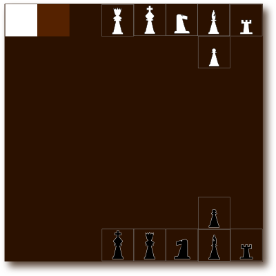 Chessboard 2d Brown clipart