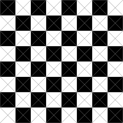 Chessboard-diagonal-cuts clipart