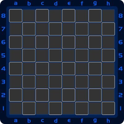 Chessboard Glossy Squares - Blue clipart