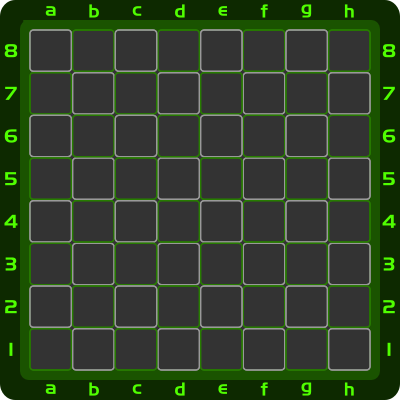 Chessboard Glossy Squares - Green clipart