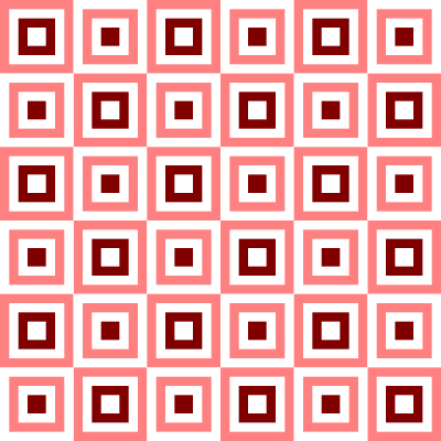 Chessboard made out of set of squares clipart